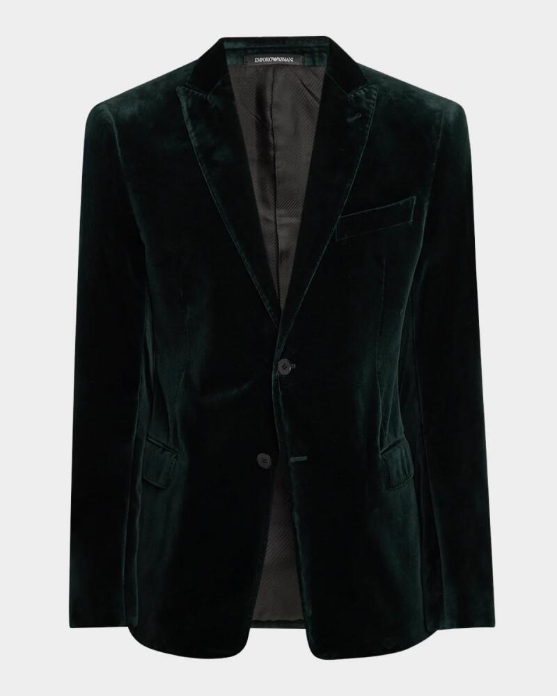 Emporio Armani Men's Velvet Sport Coat Cover