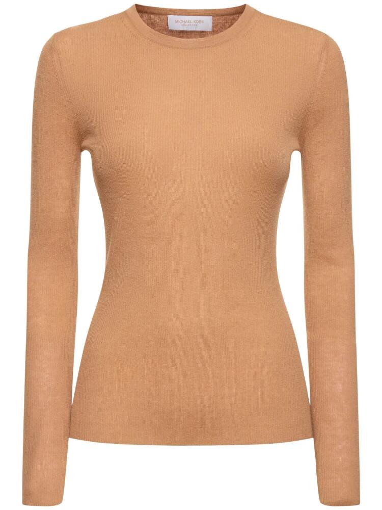 MICHAEL KORS COLLECTION Hutton Cashmere Boatneck Sweater Cover