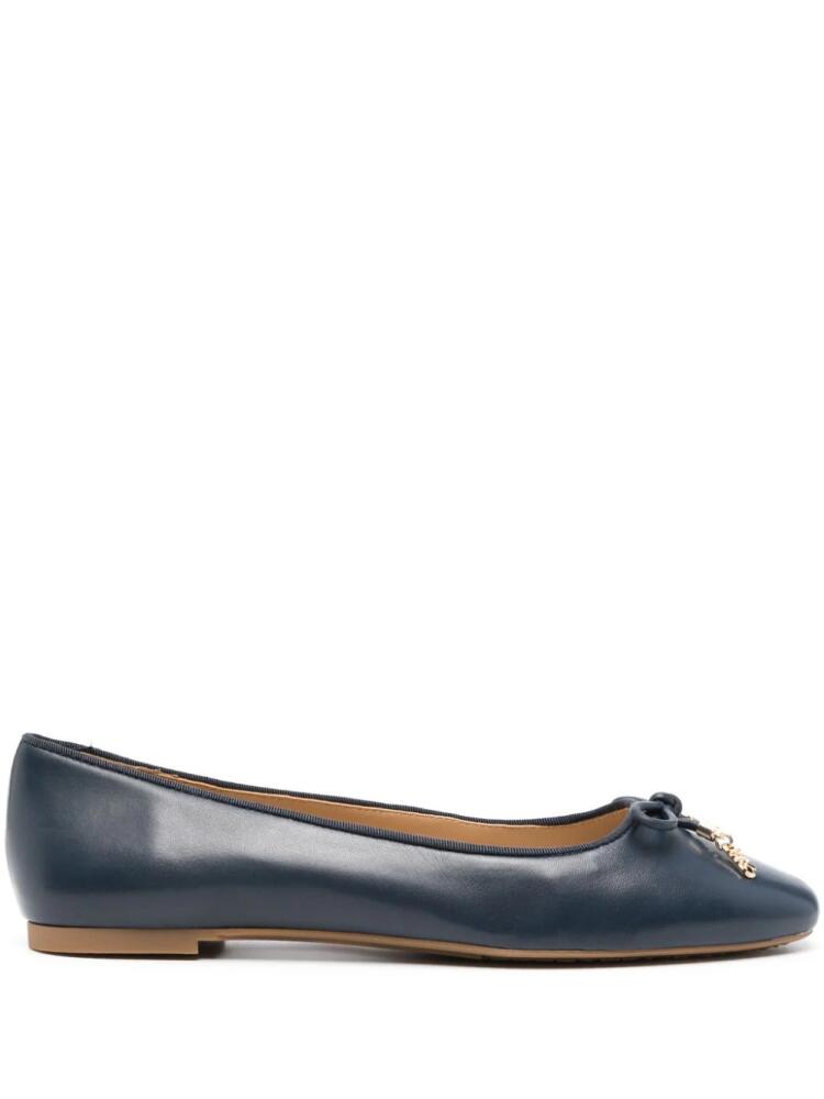 Michael Michael Kors Nori leather ballerina shoes - Blue Cover