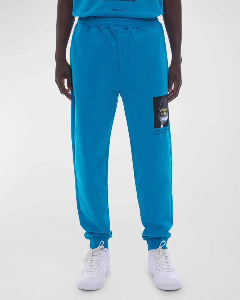 Helmut Lang Men's Photographic Logo Jogger Pants Cover