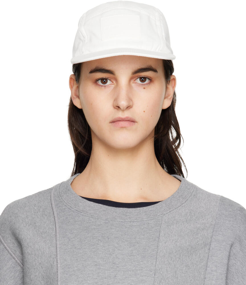 MM6 Maison Margiela White Patch Cap Cover