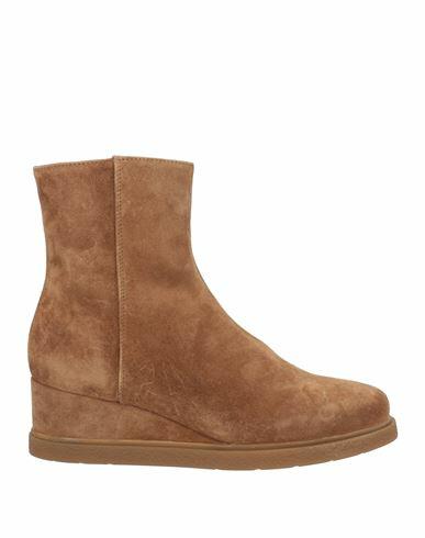 Unisa Woman Ankle boots Camel Leather Cover