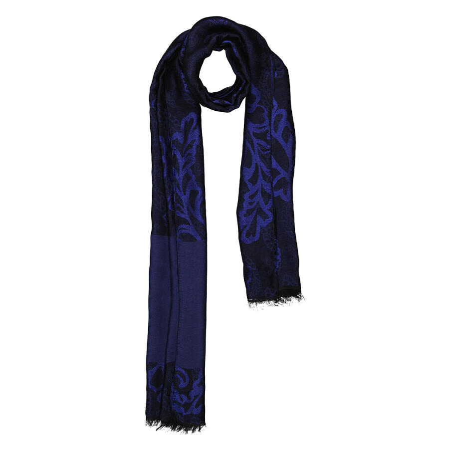 Emporio Armani Paisley Logo Print Shawl Cover