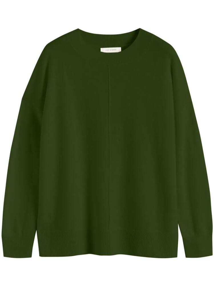 Chinti & Parker crew-neck knitted jumper - Green Cover