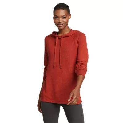 Eddie Bauer Women's Brushed Mixed-Stitch Easy Hoodie Cover