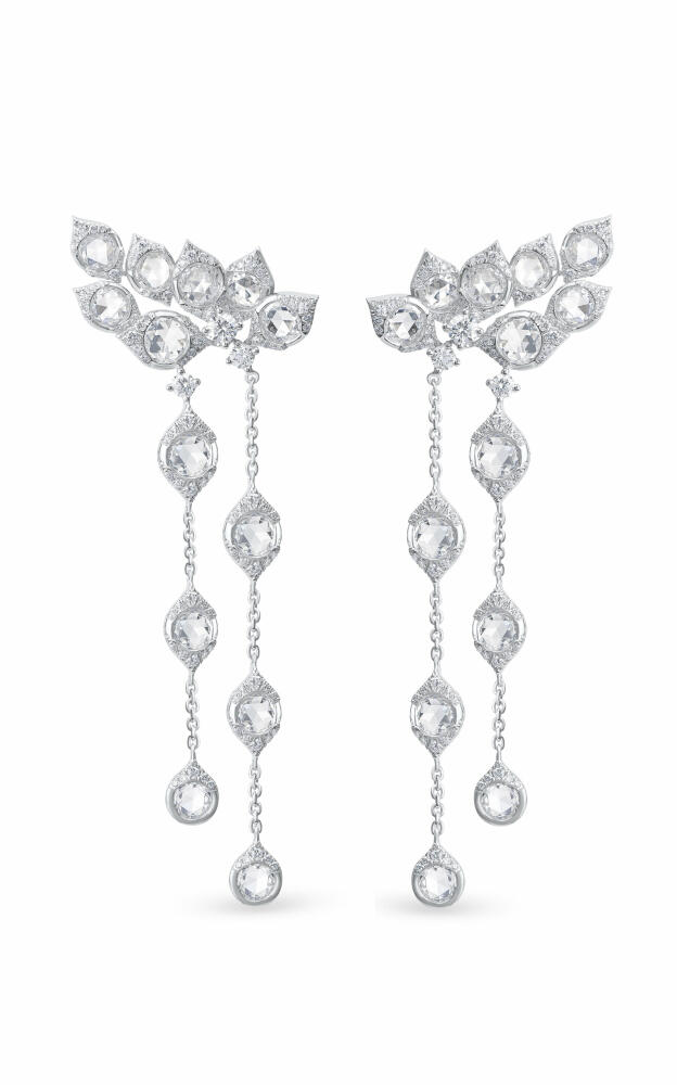 Harakh - Haveli 18K White Gold Diamond Earrings - White - Gifts For Her Cover