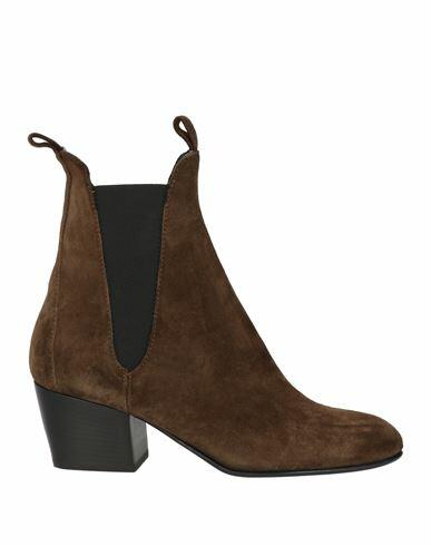 Agl Woman Ankle boots Khaki Leather Cover