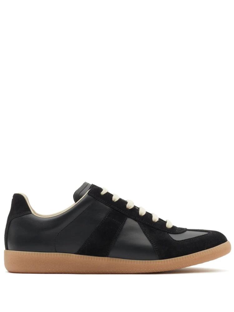 Maison Margiela Replica low-top leather sneakers - Black Cover