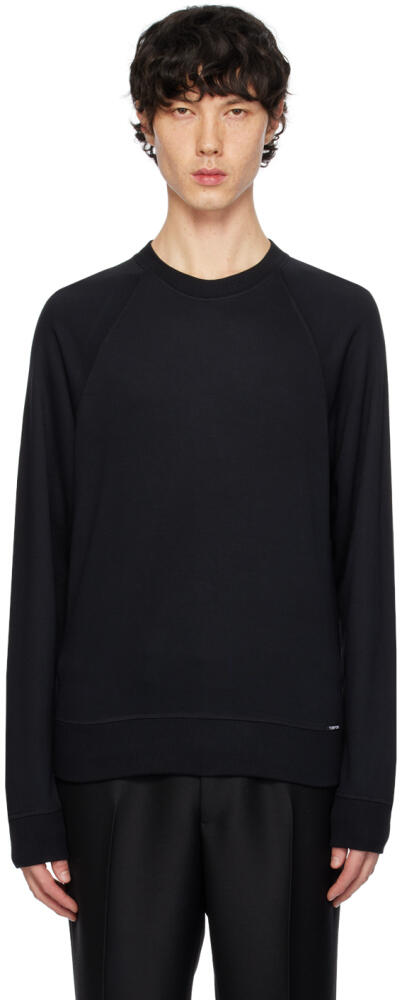 TOM FORD Black Raglan Sweatshirt Cover