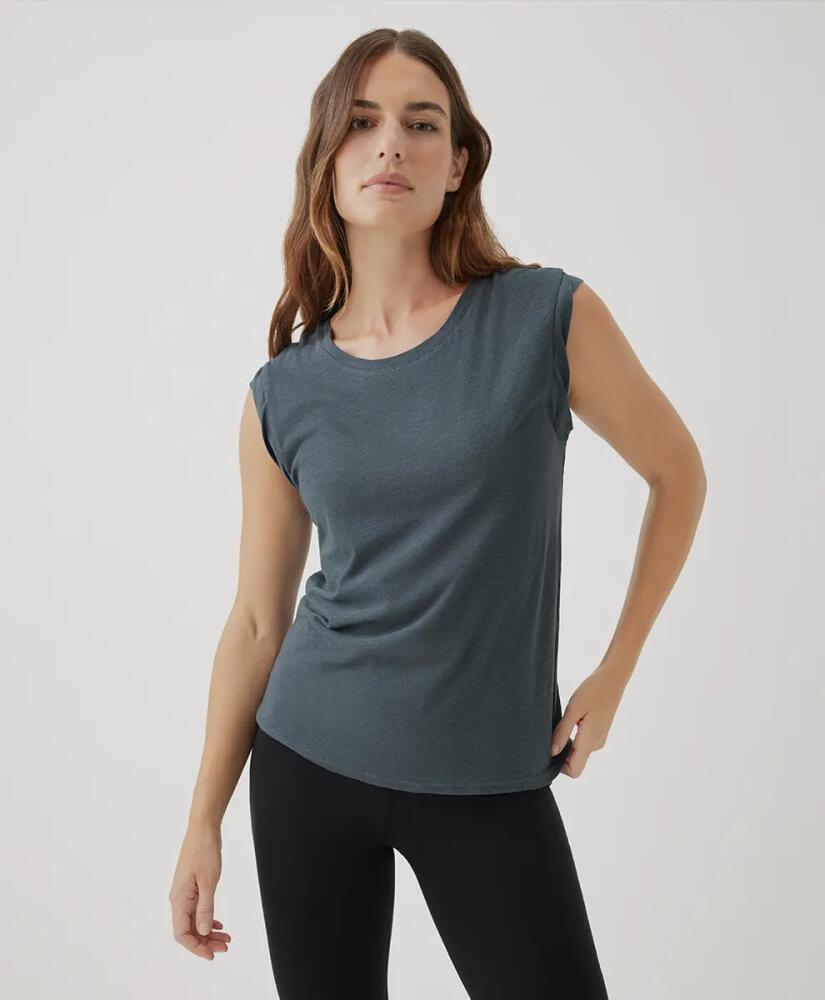 Pact Organic Featherweight Slub Muscle Tee in Ore Cover