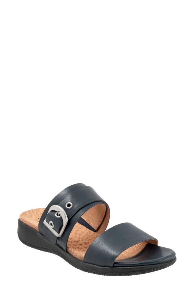 SoftWalk Toki Slide Sandal in Navy Cover