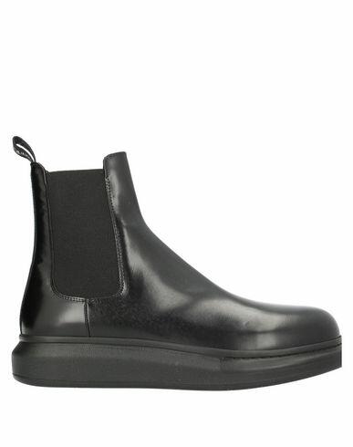 Alexander Mcqueen Man Ankle boots Black Soft Leather Cover