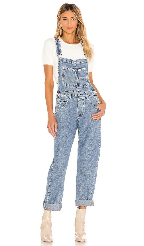 Free People x We The Free Ziggy Denim Overall in Blue Cover