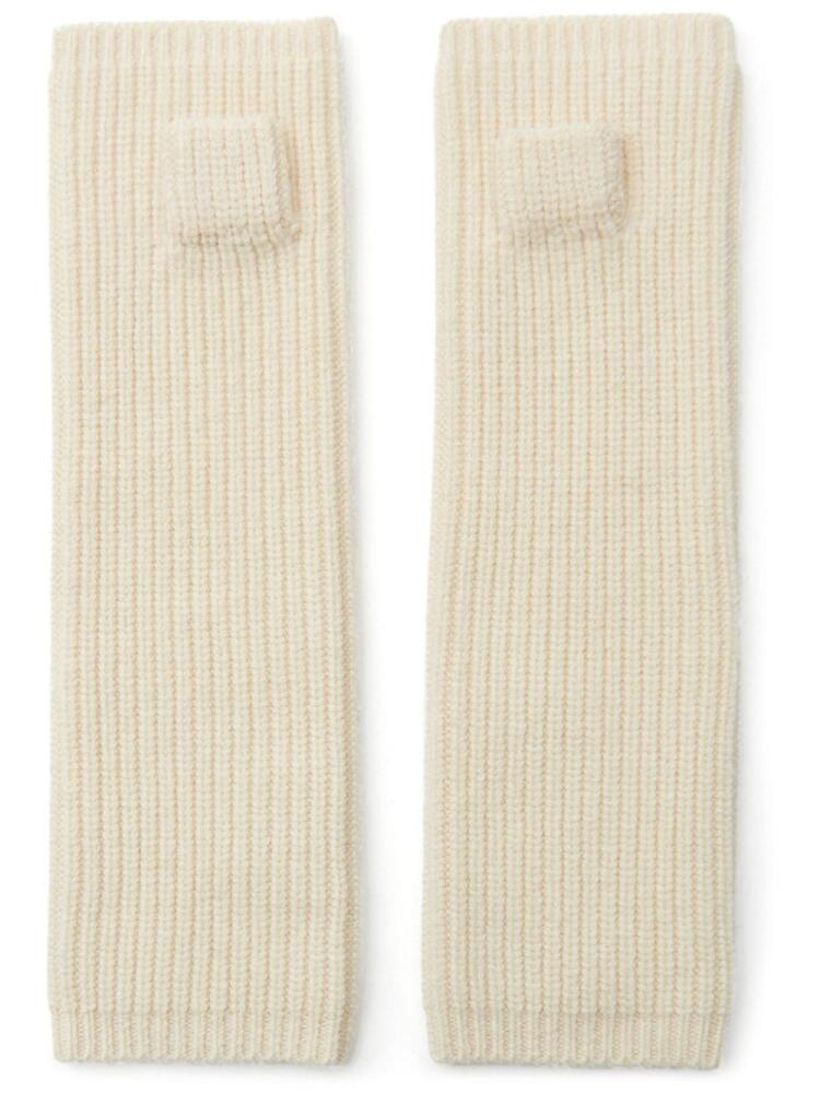 ISABEL MARANT Hollis mittens - Neutrals Cover