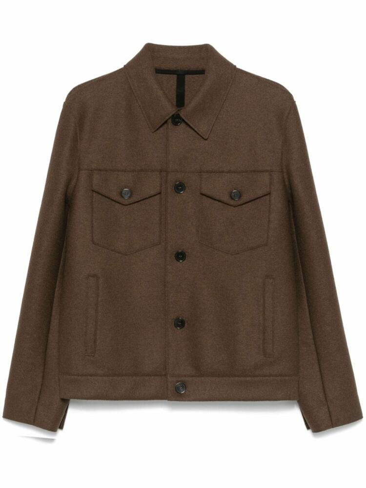 Harris Wharf London wool jacket - Brown Cover