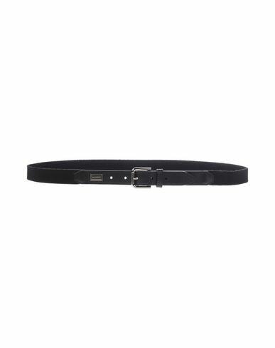 Dolce & gabbana Man Belt Black Acrylic, Calfskin, Cotton, PA Cover