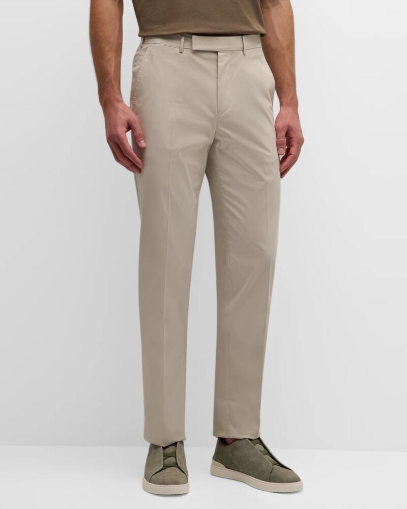 ZEGNA Men's Premium Cotton Dress Pants Cover