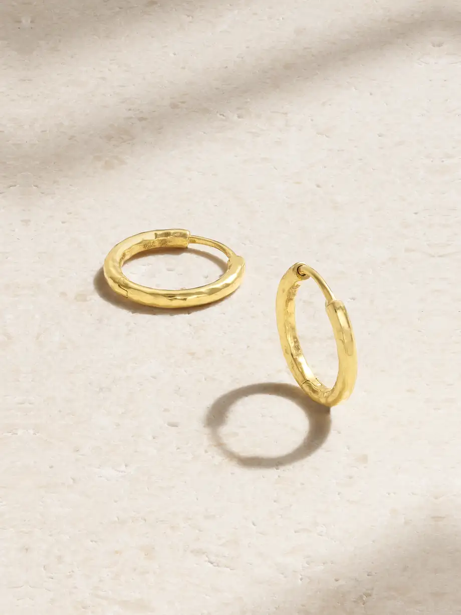 Octavia Elizabeth - + Net Sustain Petite Gabby 18-karat Recycled Gold Hoop Earrings - One size Cover