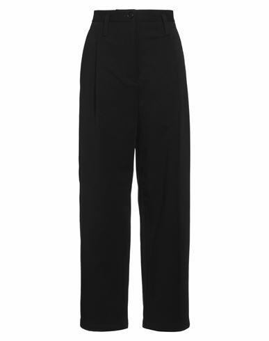 Philosophy Di Lorenzo Serafini Woman Pants Black Cotton, Elastane Cover