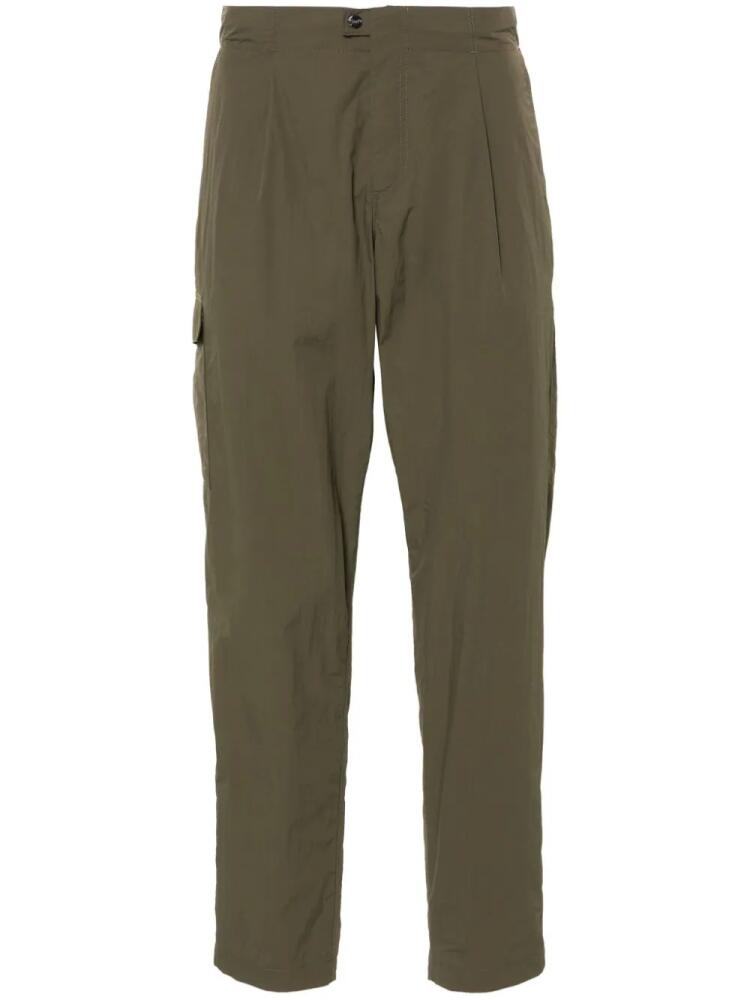 Herno pleat-detail lightweight trousers - Green Cover