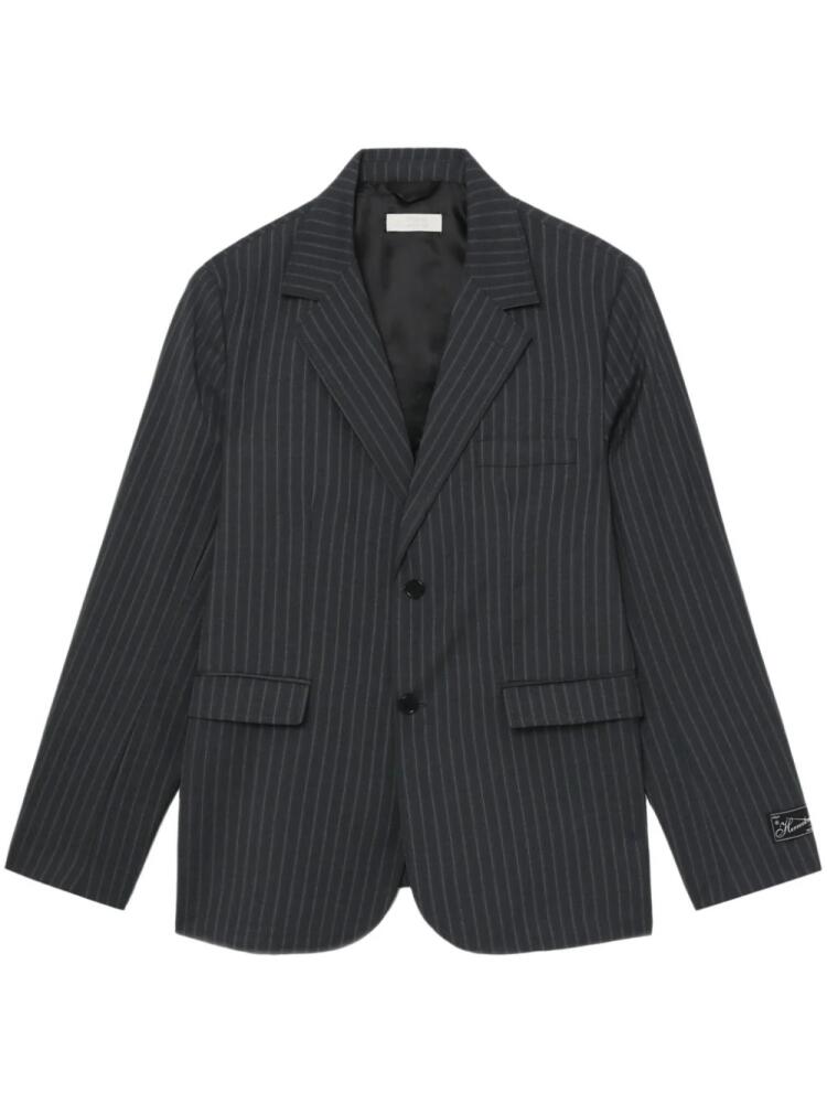 mfpen pinstripe wool blazer - Grey Cover