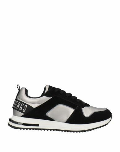 Bikkembergs Woman Sneakers Black Soft Leather, Textile fibers Cover