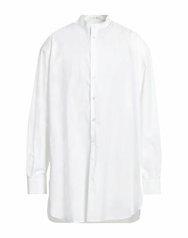 The Row Man Shirt White Cotton Cover