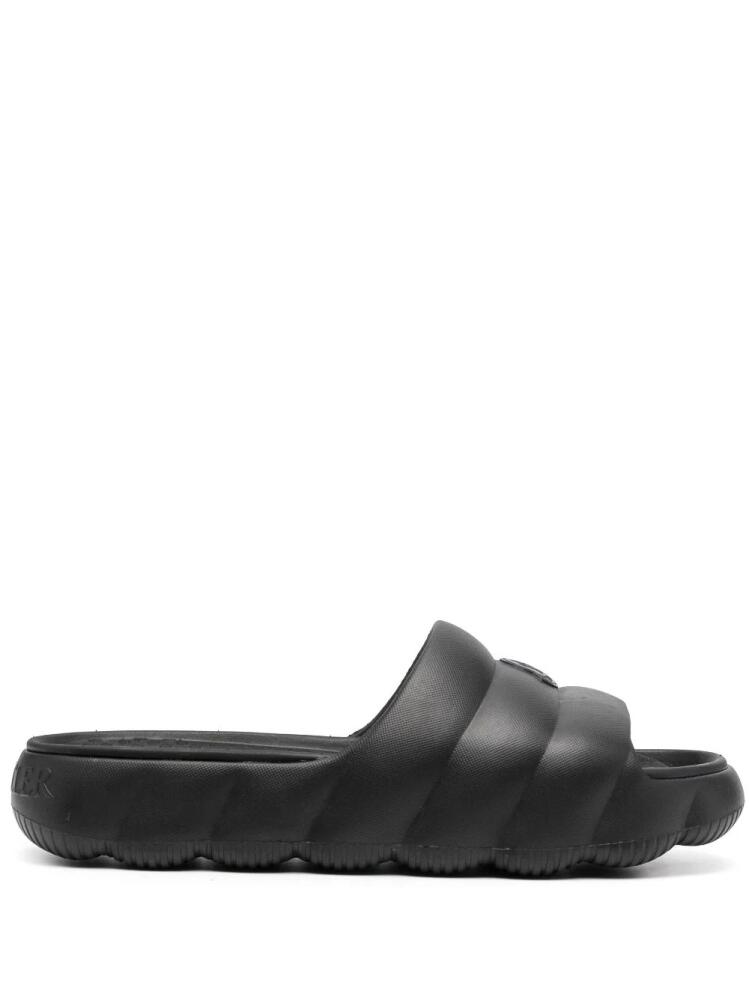 Moncler Lilo quilted slides - Black Cover