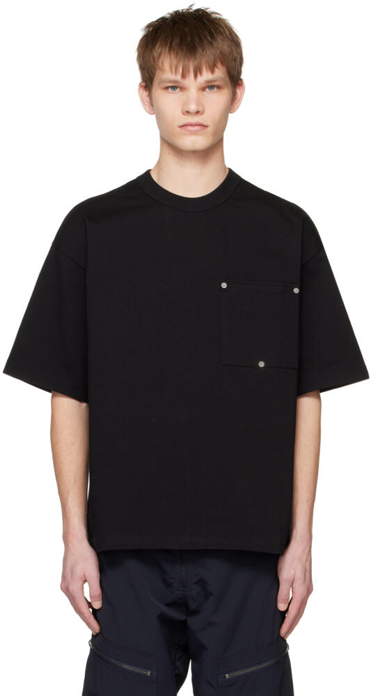 Bottega Veneta Black Relaxed-Fit T-Shirt Cover