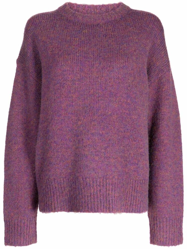 tout a coup crew-neck long-sleeve jumper - Purple Cover