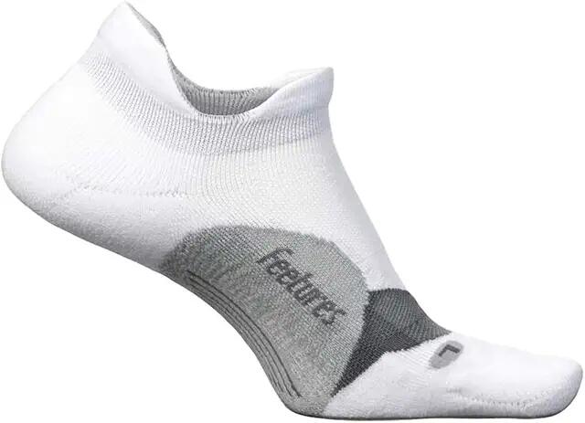 Feetures Elite Ultra Light No Show Tab (White 1) No Show Socks Shoes Cover