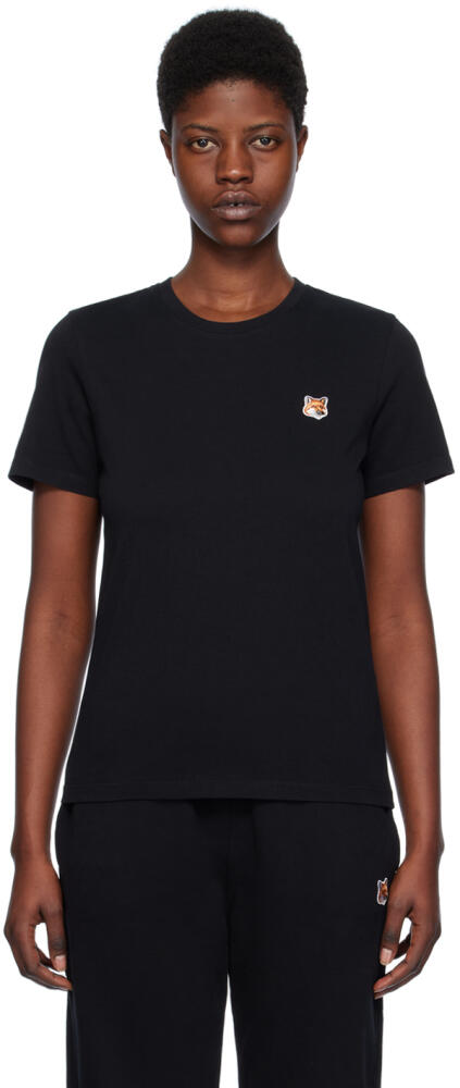 Maison Kitsuné Black Fox Head T-Shirt Cover