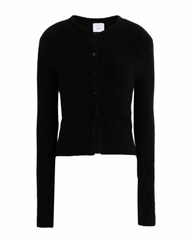 Patou Woman Cardigan Black Alpaca wool, Polyamide, Elastane Cover