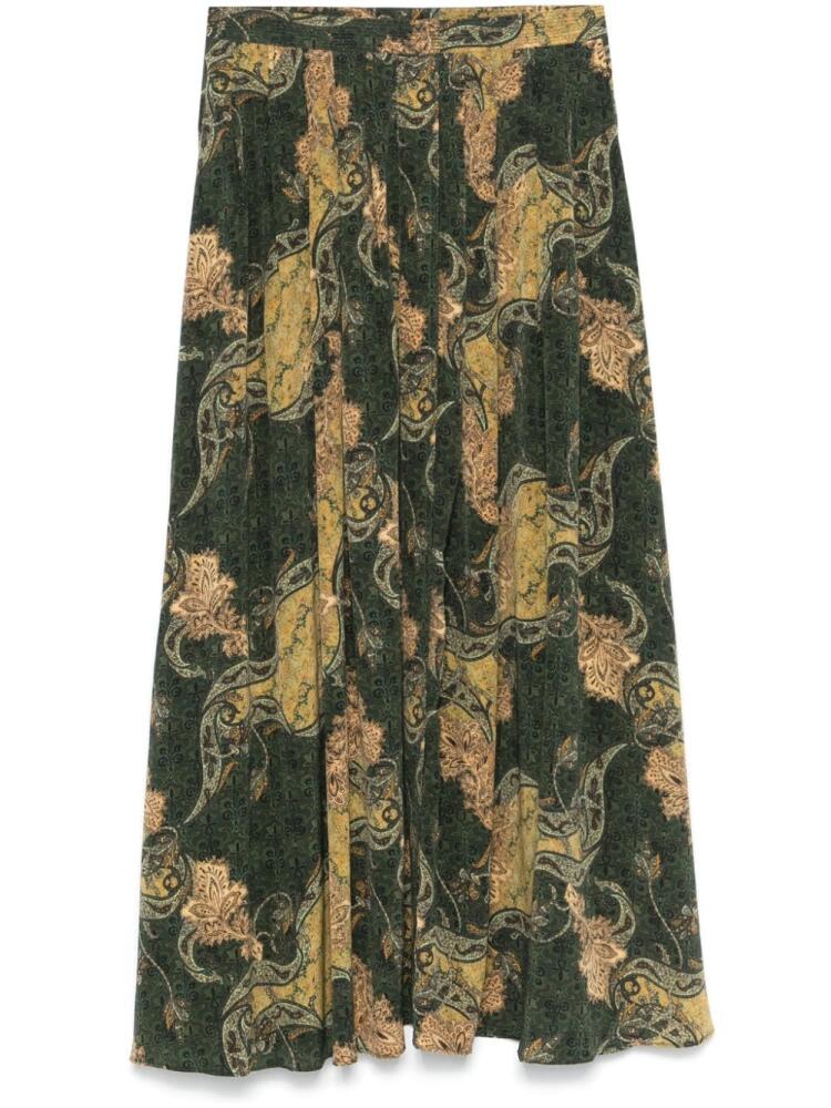 Ulla Johnson Vanna midi skirt - Green Cover