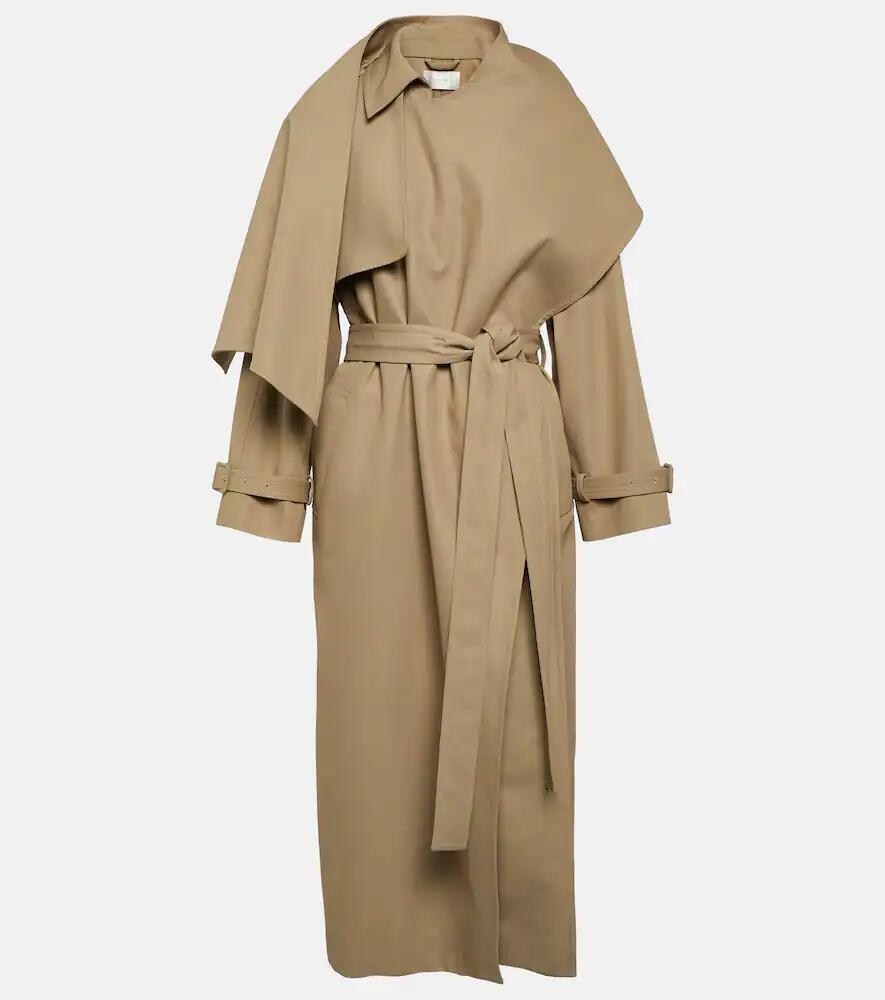 The Row Hellen cotton-blend trench coat Cover