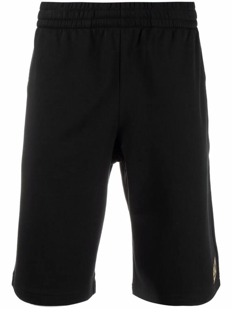 Ea7 Emporio Armani logo-print track shorts - Black Cover