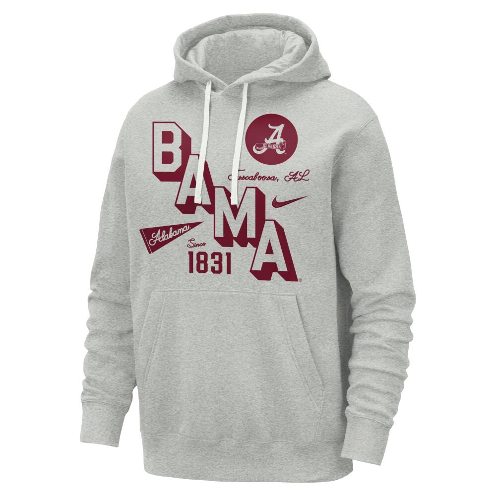 Alabama Club Nike Men's College Hoodie in Brown Cover