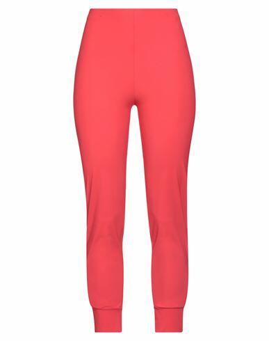 High Woman Leggings Red Nylon, Elastane Cover