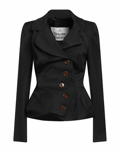 Vivienne Westwood Woman Blazer Black Virgin Wool Cover