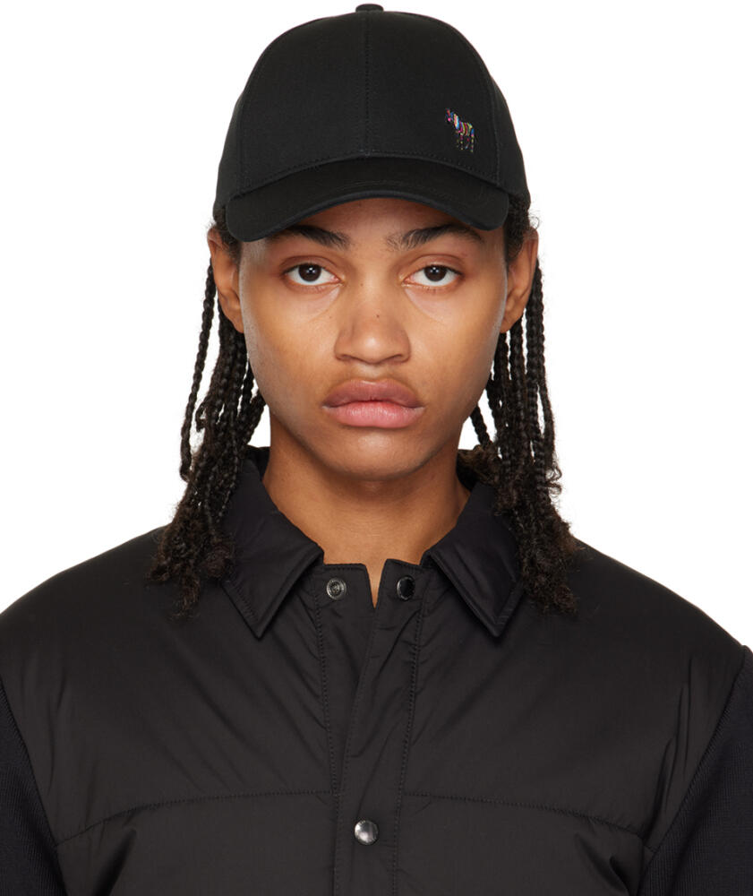 PS by Paul Smith Black Zebra Logo Cap Cover