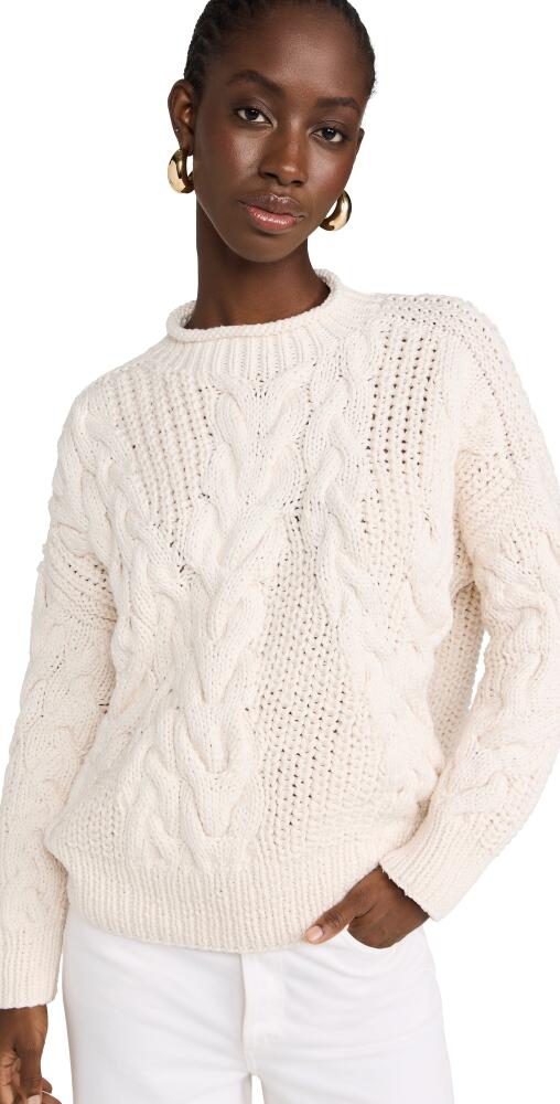 La Ligne Squiggle Cable Sweater Ivory Cover