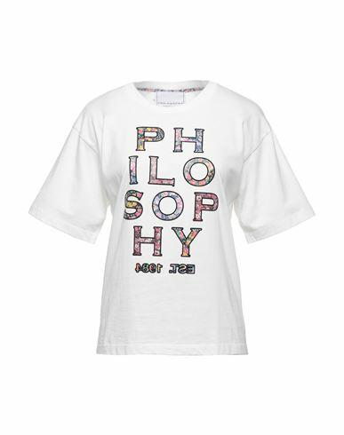 Philosophy Di Lorenzo Serafini Woman T-shirt White Cotton Cover