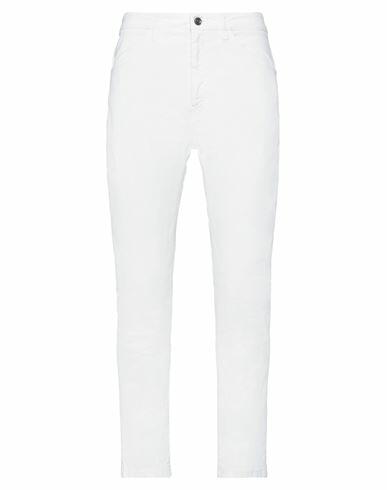 Nostrasantissima Man Jeans White Cotton, Elastane Cover