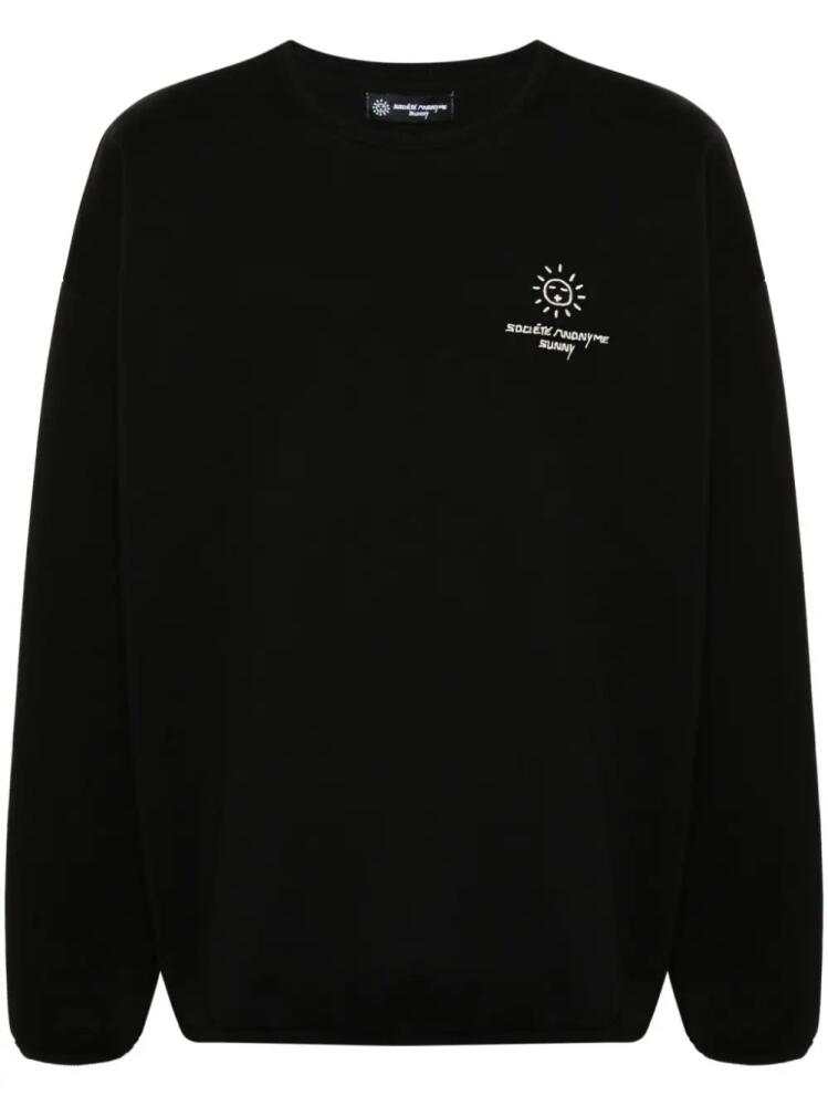 Société Anonyme Sunny logo-embroidered sweatshirt - Black Cover