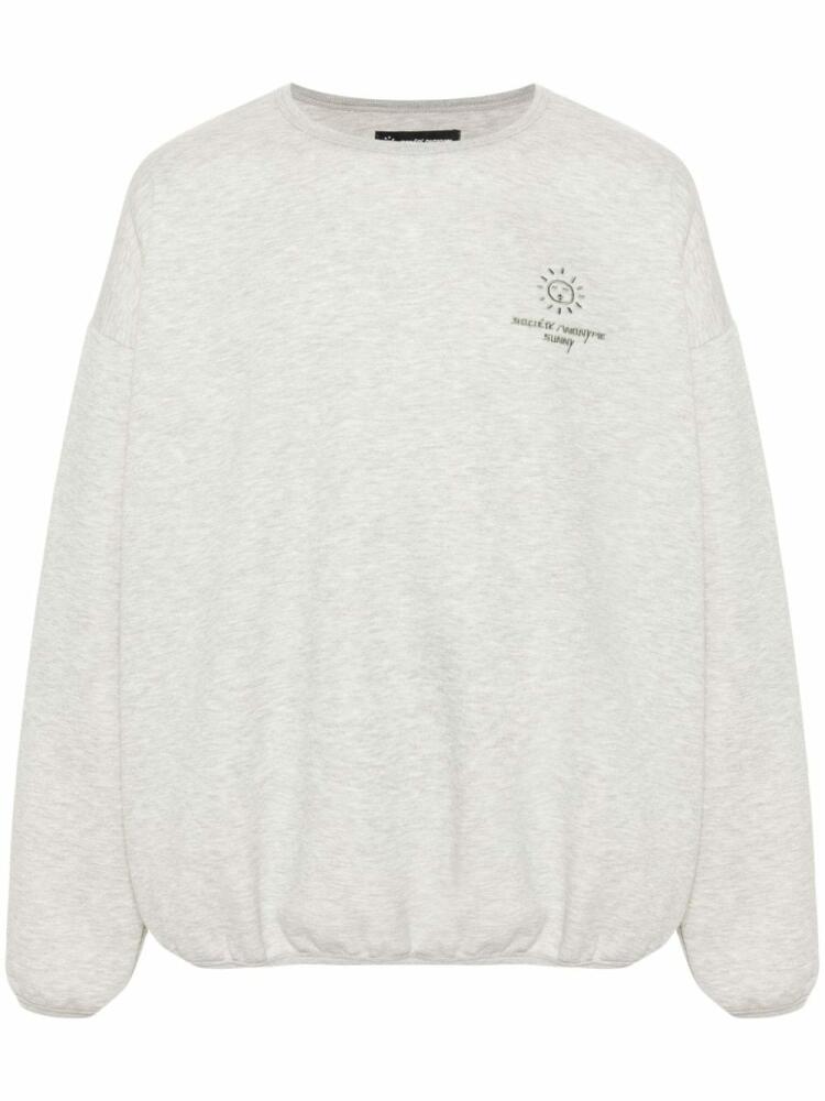 Société Anonyme Sunny logo-embroidered sweatshirt - Grey Cover