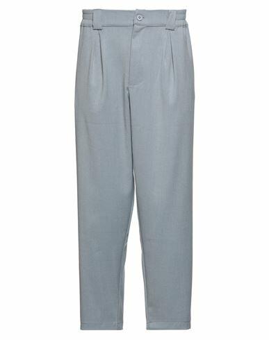 Why Not Brand Man Pants Pastel blue Polyester, Viscose, Elastane Cover