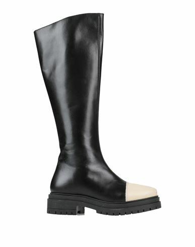 Cuplé Woman Boot Black Soft Leather Cover