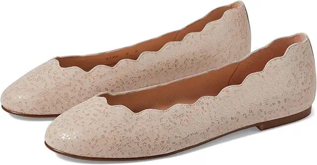 French Sole Jigsaw (Nude Moscow Suede) Women's Flat Shoes Cover