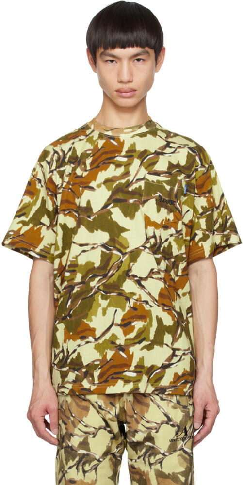 Awake NY Green Camo T-Shirt Cover