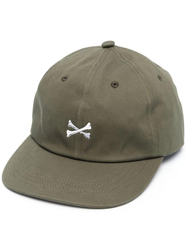 WTAPS motif-embroidered baseball cap - Green Cover